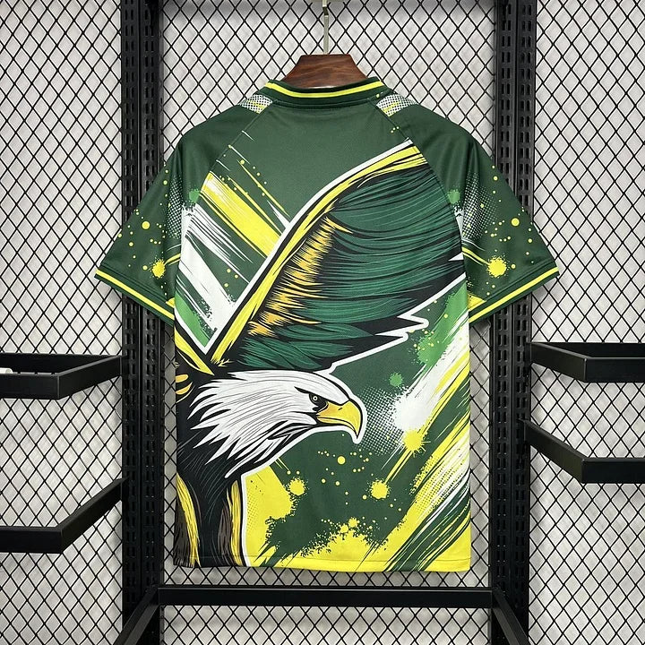 Maillot Brésil Concept Vert Jaune Aigle