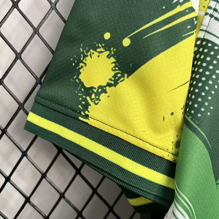 Maillot Brésil Concept Vert Jaune Aigle